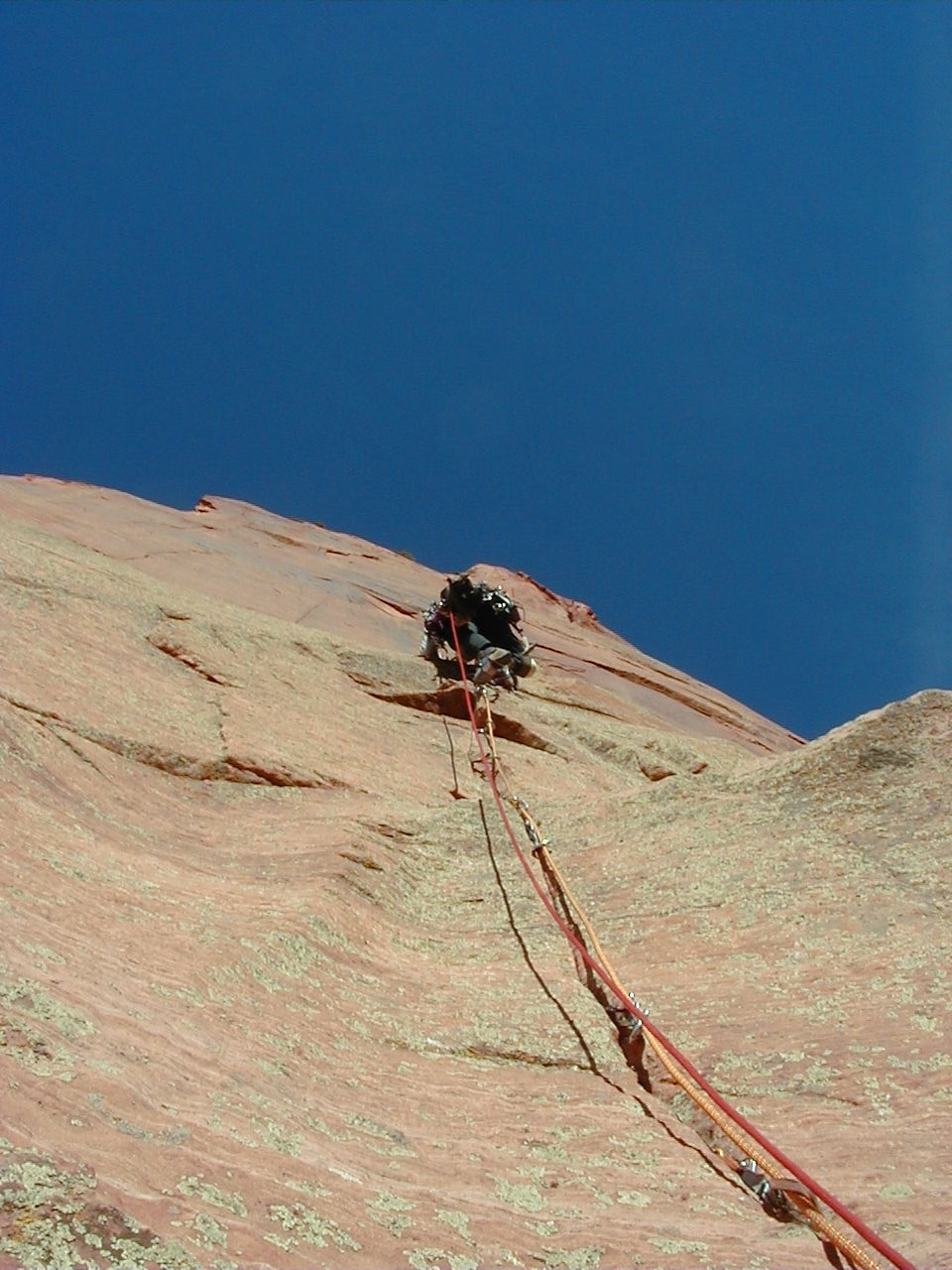 Jason Stevens leading out on pitch four of Blitzkrieg.