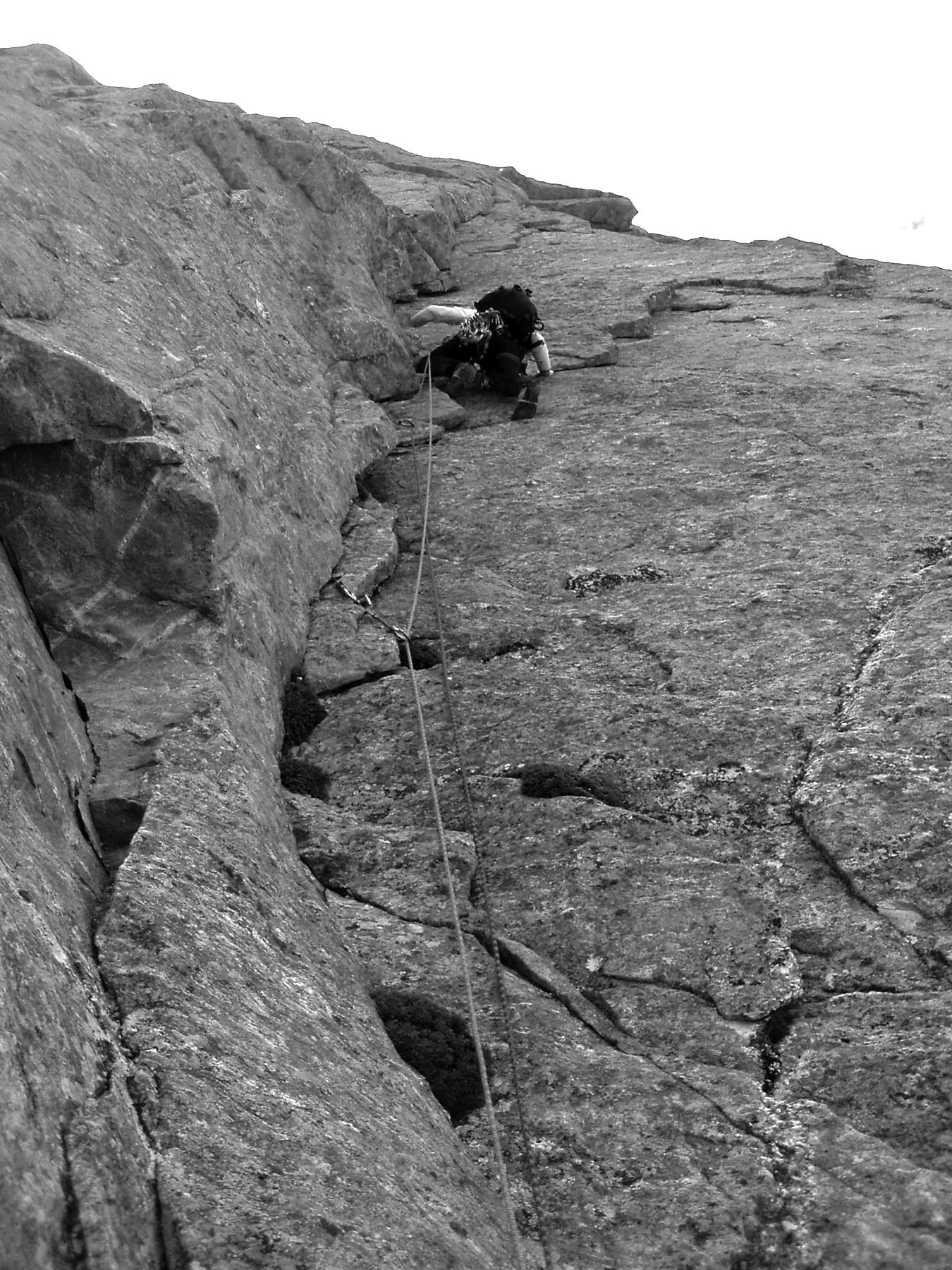 Michal Krol leading a grade VII (UIAA) crack on the first ascent of Doomed to Miyar, northwest face of Tamadonog (ca 5,245m), Miyar Valley. Przemek Wojcik