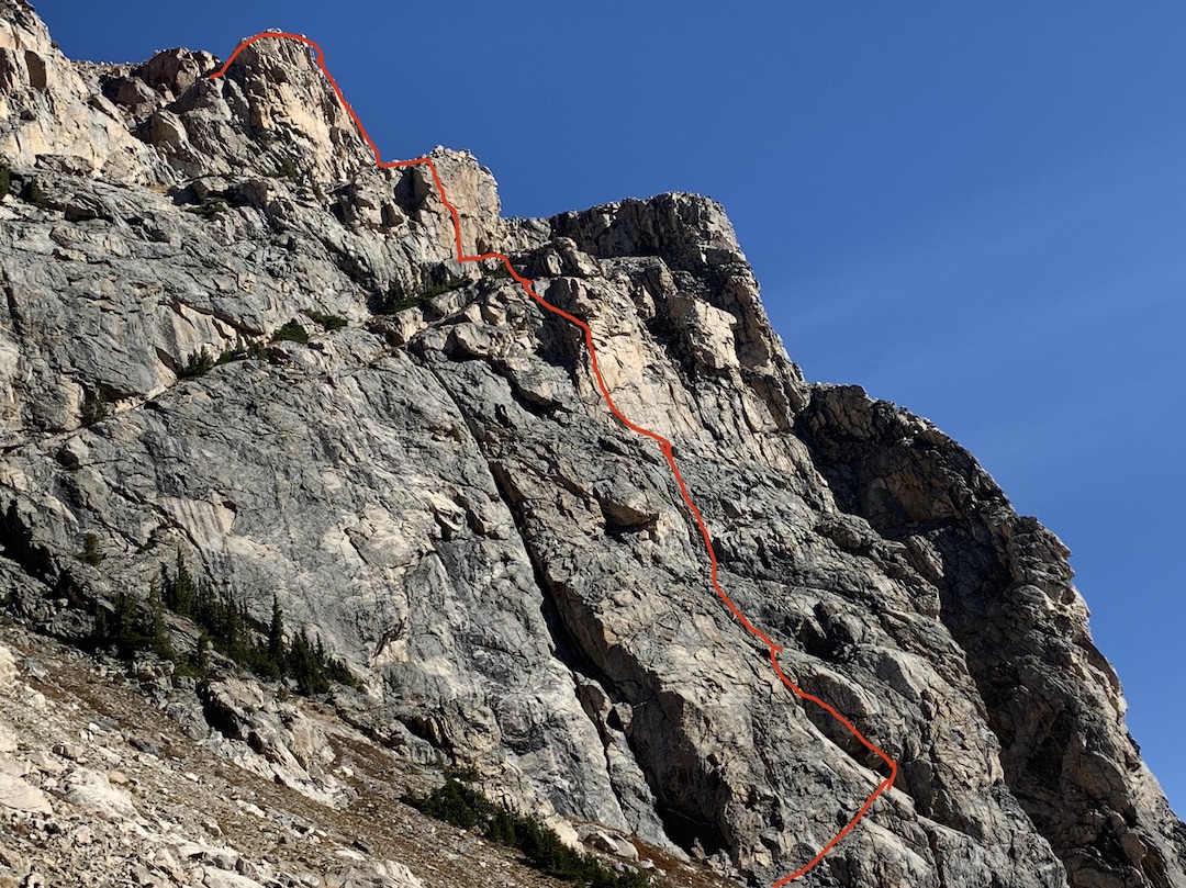 Looking up at the south face of Table Mountain from Cascade Canyon. Thomas Ney
