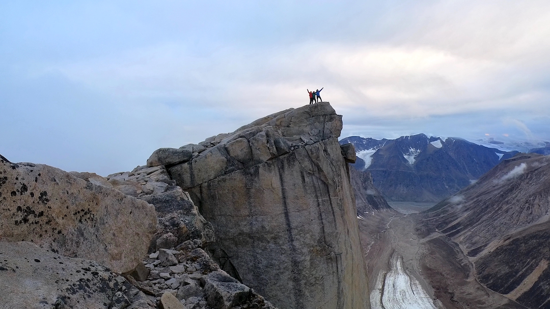 The team on the summit of Turnweather Peak.