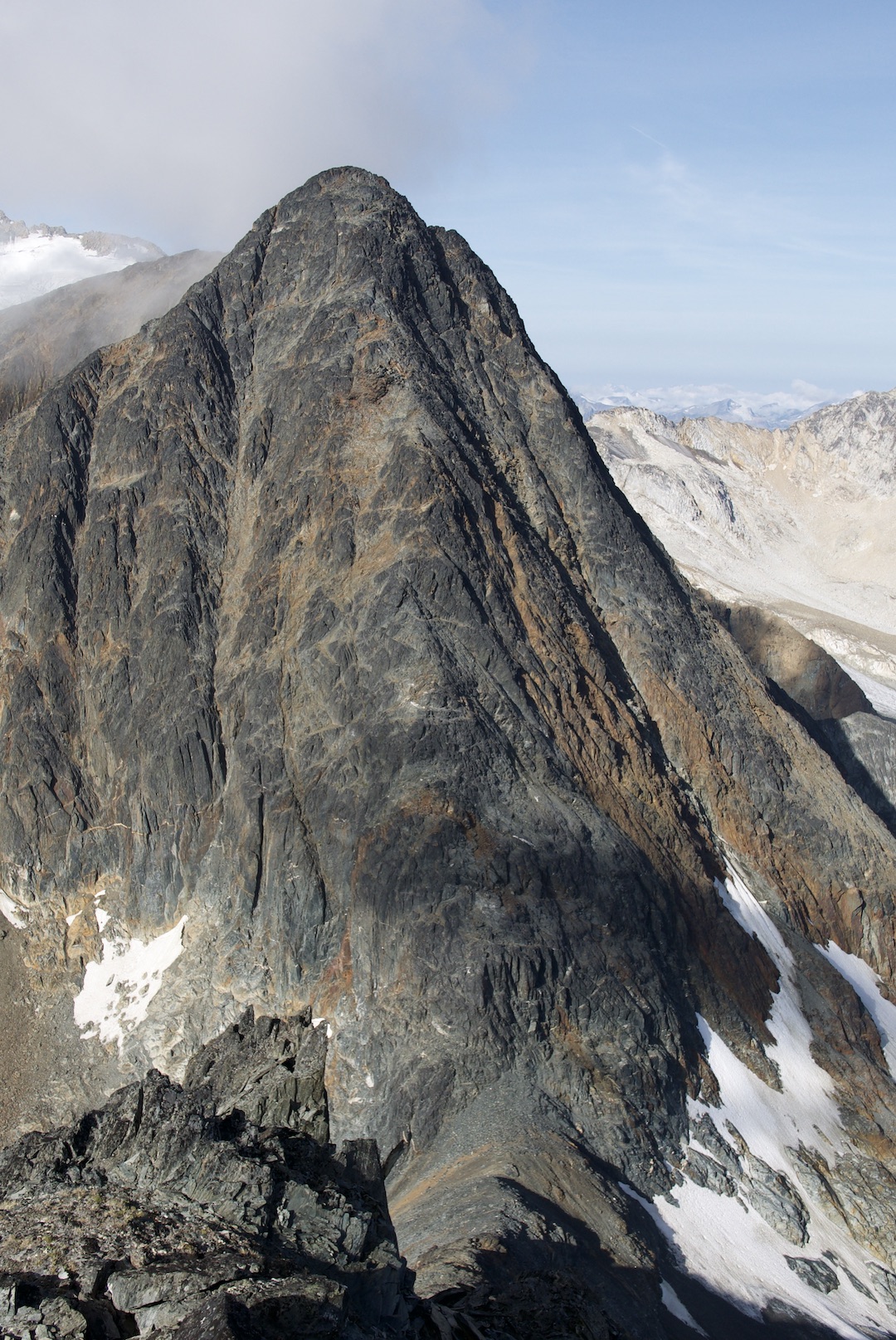 The northeast ridge of Autumn Peak. This had the best climbing and rock on the traverse.  
