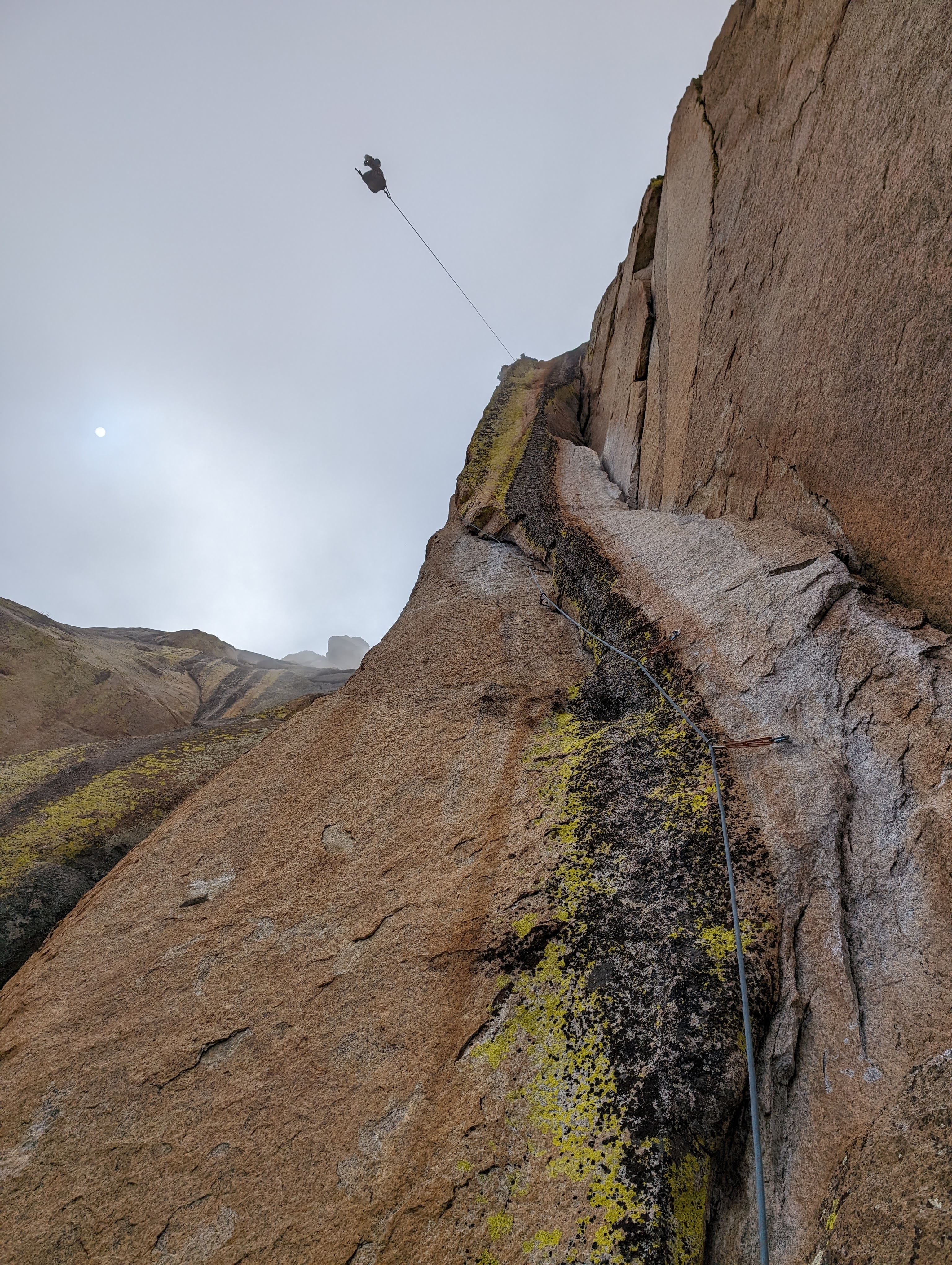 Looking up pitch three (5.12-) on Home Run. 