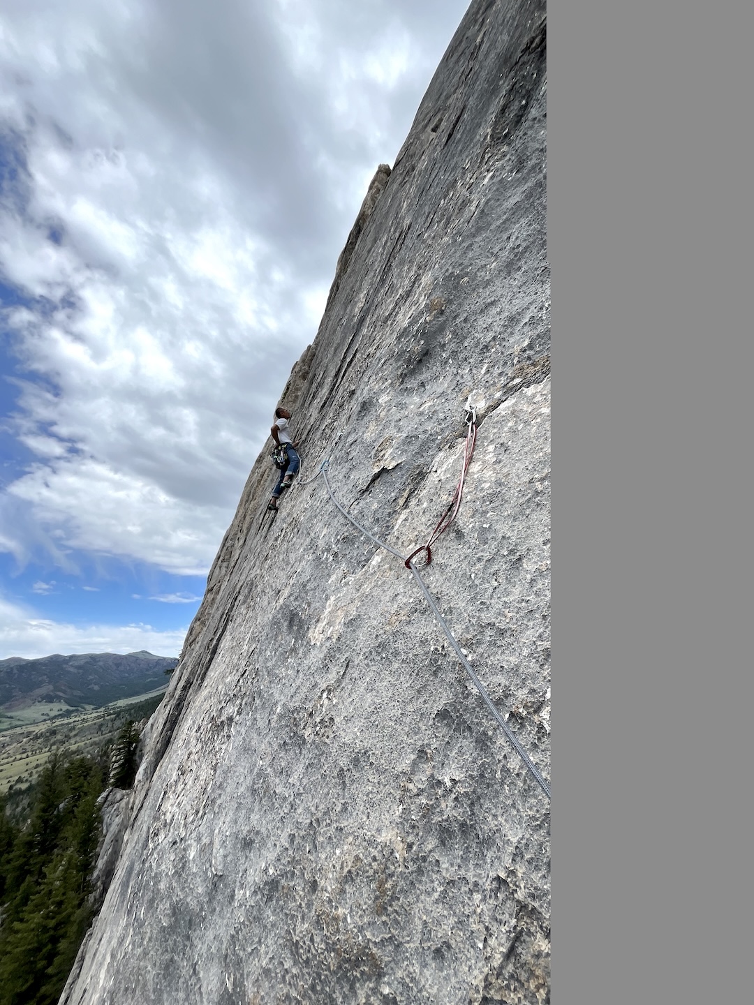  David Gauvin on the third pitch of Africa Son. 