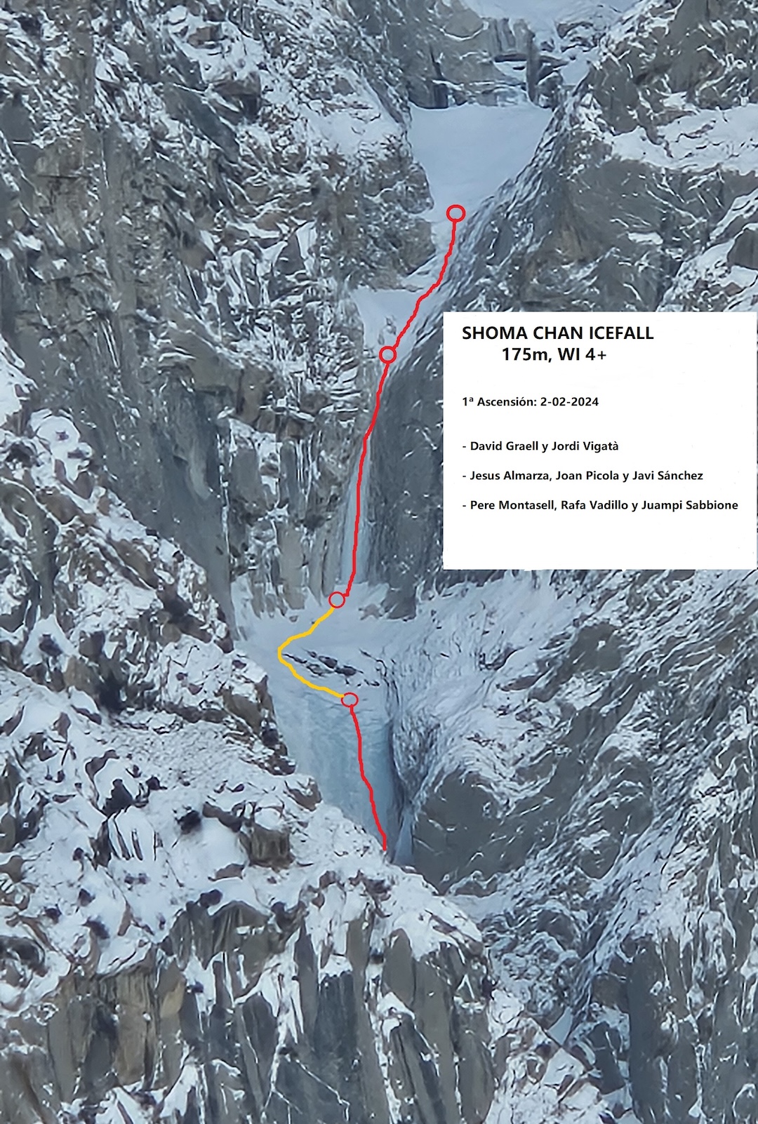 The line of Shoma Chan, north of Hushe.