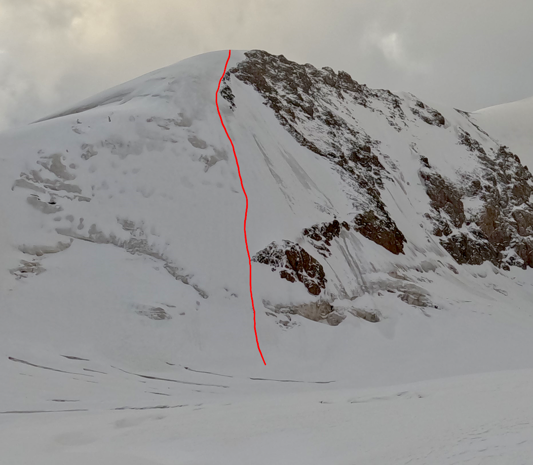 The route climbed in 2024 on Line Peak. 