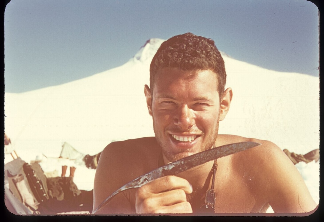 In the summer of 1951, Dr. Golomb was a member of the Juneau Icefield Research Program's third expedition, led by the geologist and mountaineer Maynard Miller.