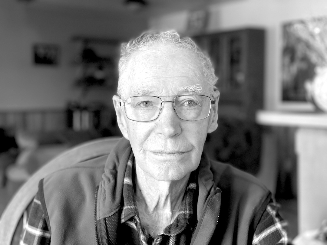 Rod Newcomb at home, November 14, 2024. 