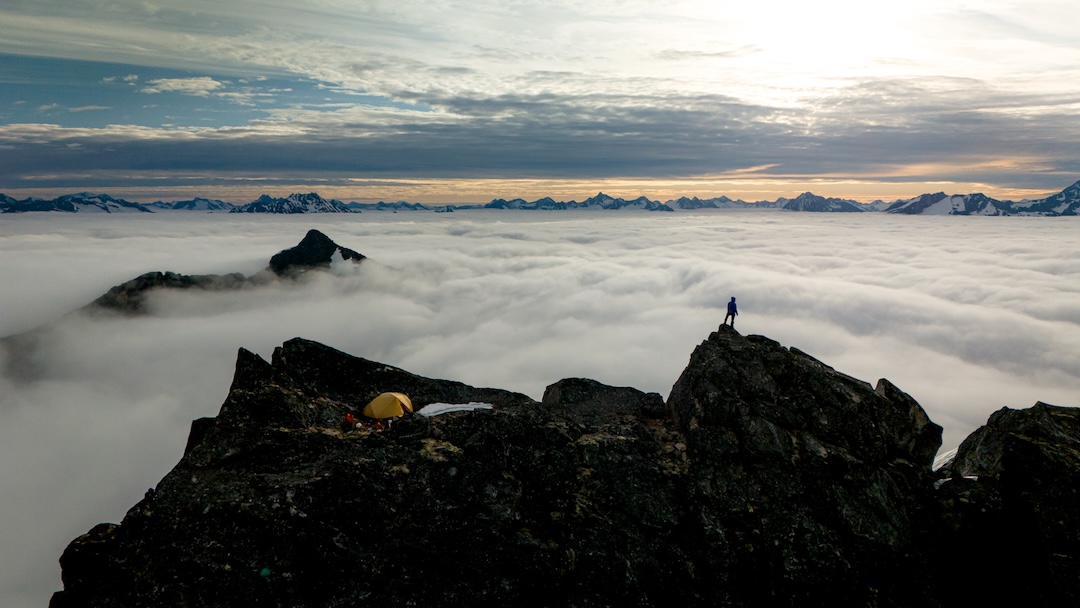 “We had somehow snuck into the land of giants and clouds. We just hoped to escape with our prize before being noticed.” 