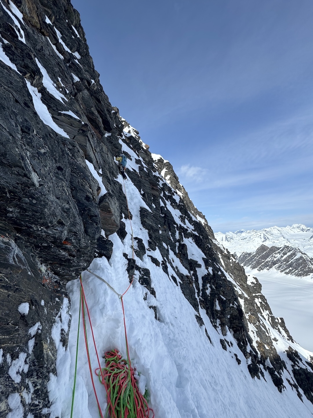 August Franzen leading a mixed pitch on the Tusk. 