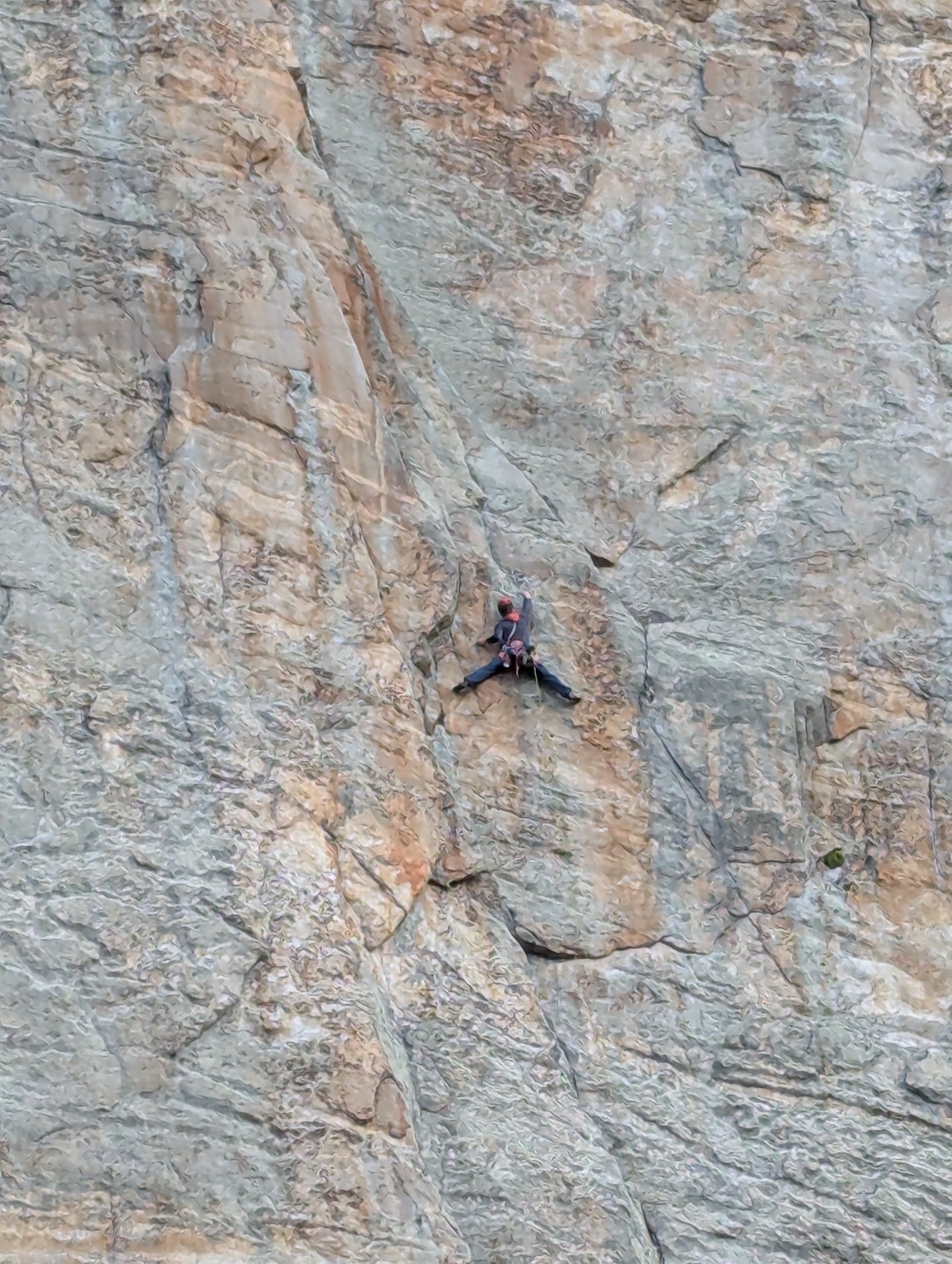 Mike Lane on pitch two (5.11c) of Unoriginal Sin. 