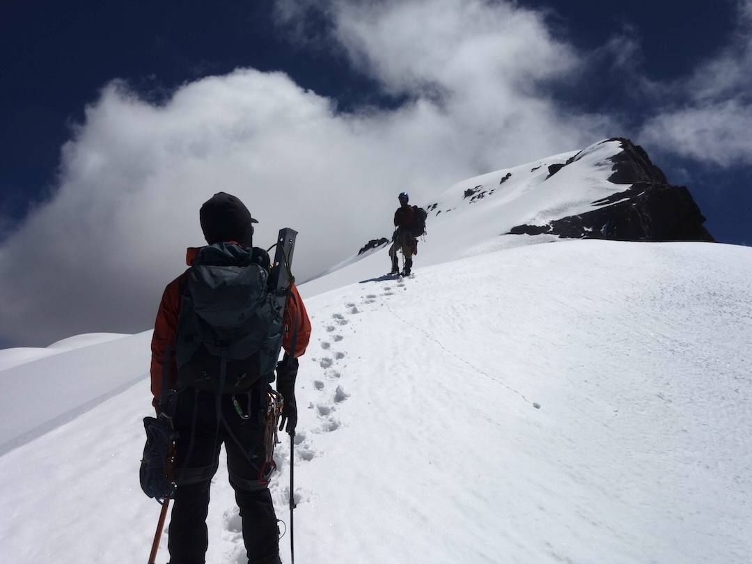 The last few meters on Cerro Socavones. 
