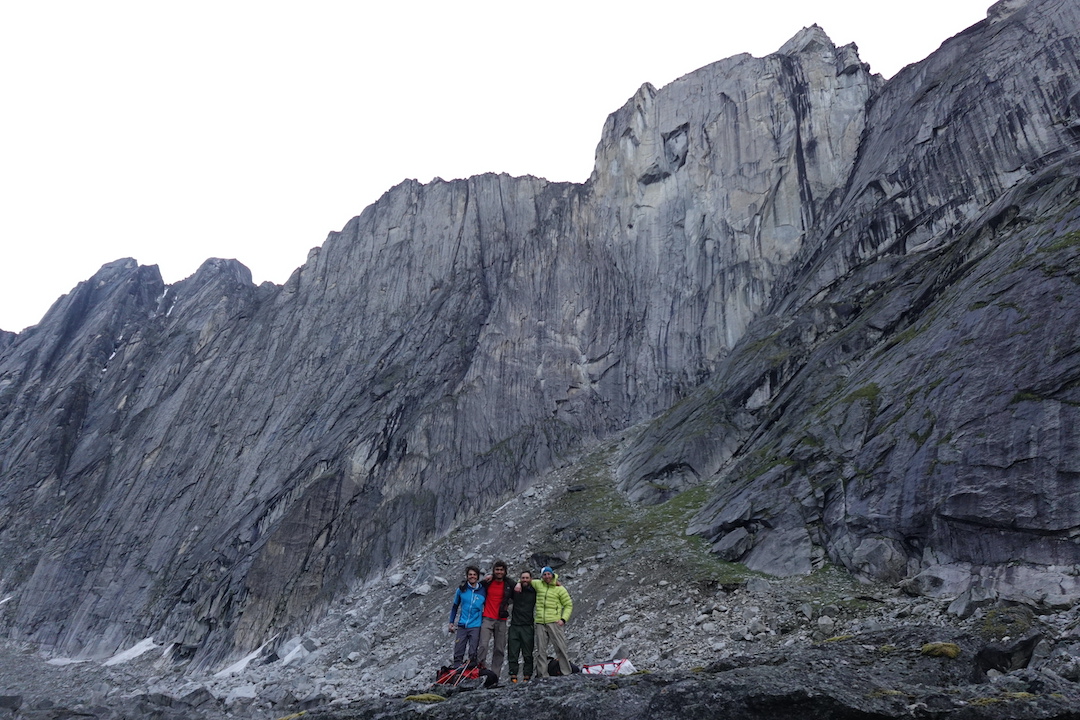 The Middle Huey Spire team from left to right: Dario Eynard, Enrico Bittelli, David Bacci and Giacomo Meliffi.