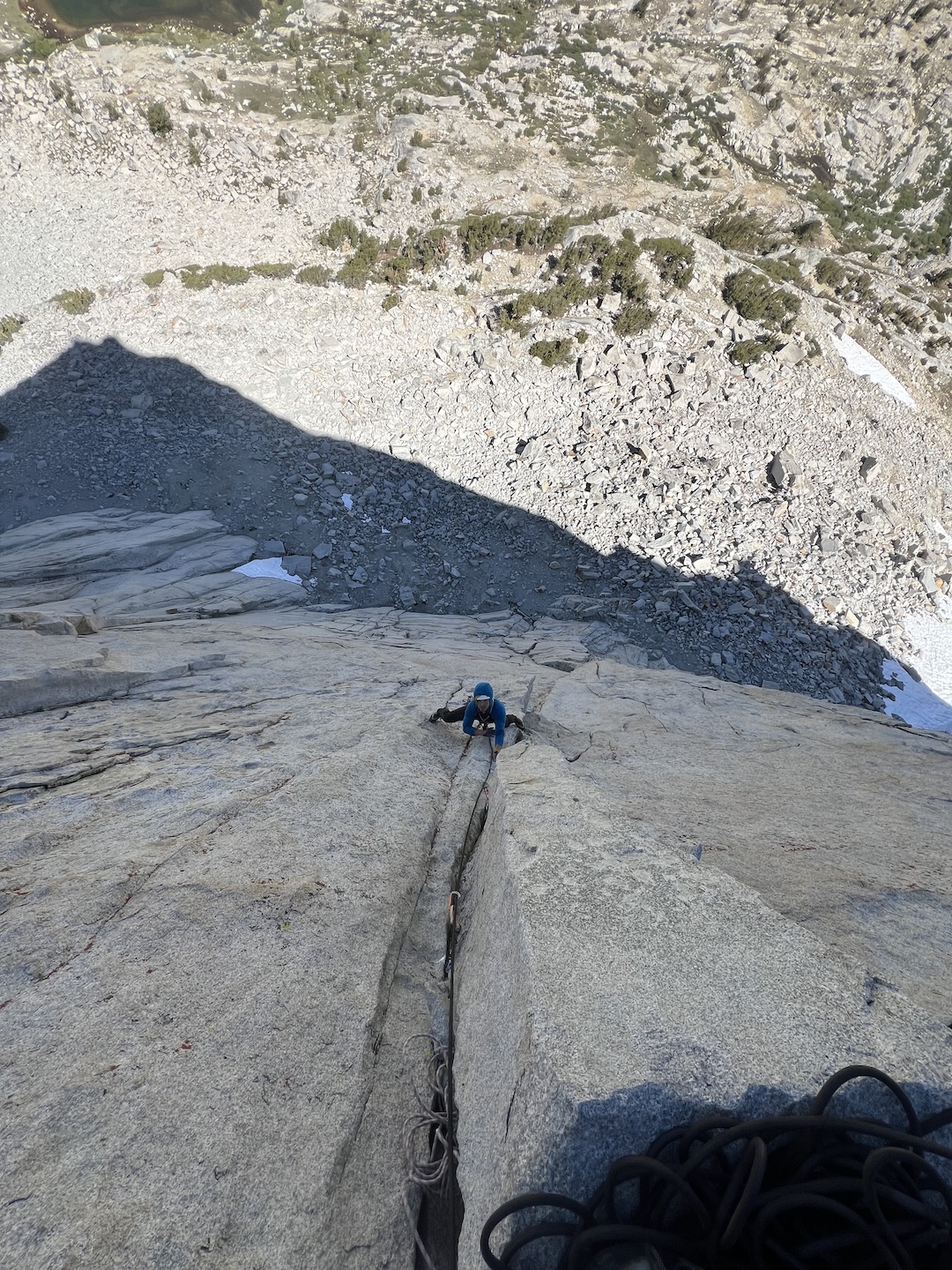 Thomas Sicilian on pitch two, below a prominent dagger-shaped feature, on Vibe Vendetta on Hershey’s Kiss. 
