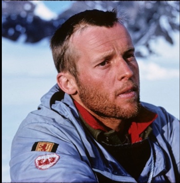 Wren waiting for Sheldon to pick them up at the end of the 1962 Denali expedition.
