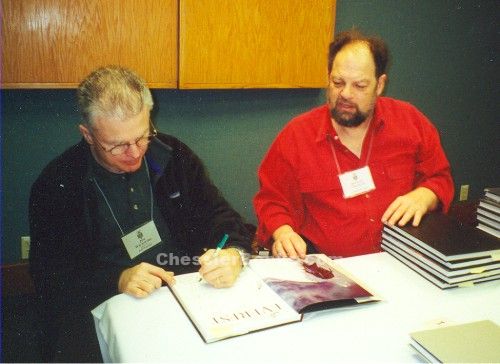Michael Chessler with Jim Wickwire, first American to climb K2. 
