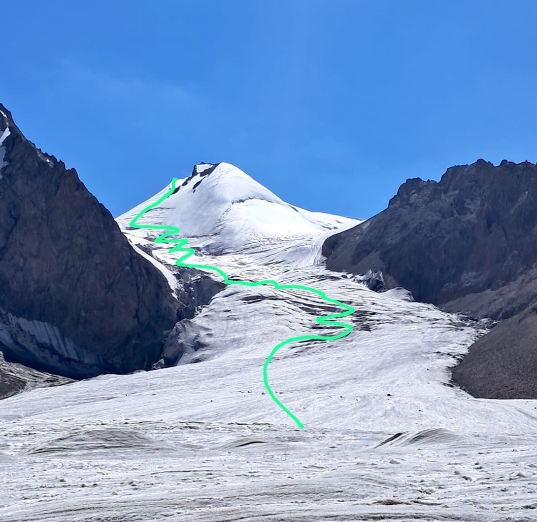 Drug Peak (“Friend Peak,” 4,912m), climbed in 2025.