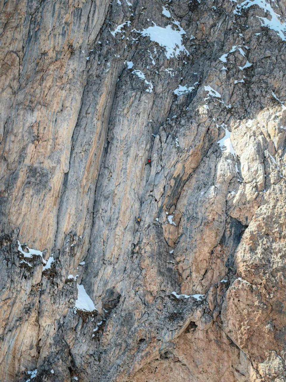 The Matinyan Route (5A Russian) on Tsey-Loam. 