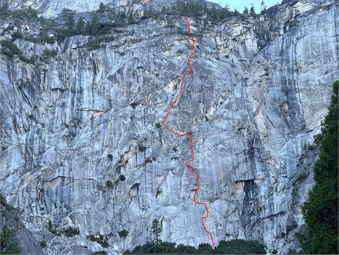 The Infinite Now on Camp 4 Wall.